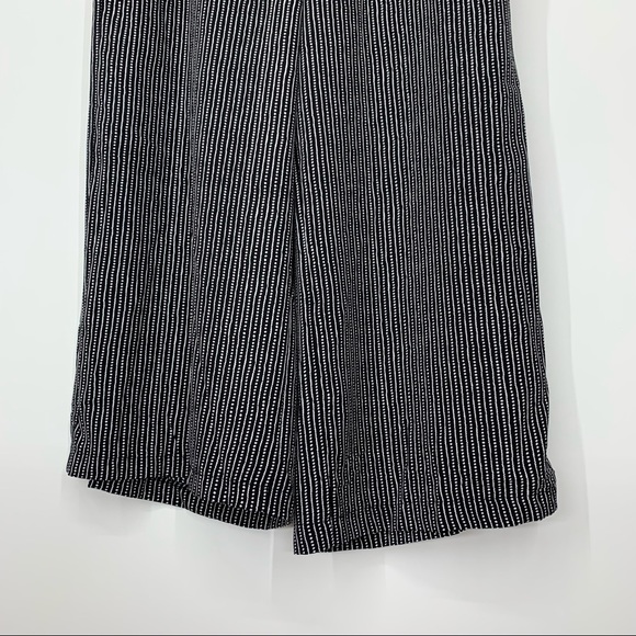 Max Studio Boho Wide Leg Pull On Cropped Pants With Knit Waistband Nwt Sz Small - Picture 5 of 16